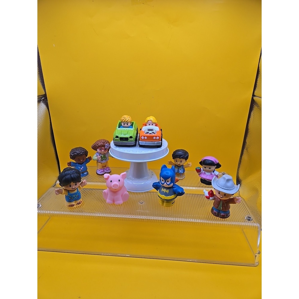 Fisher Price Variety LOT Of 10 Little People Wheelies Farmer Misc